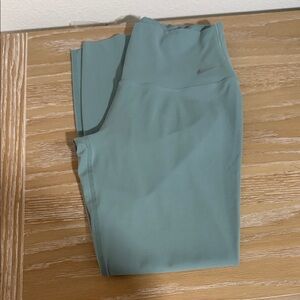 Nike Zenvy Women's Dri Fit Size M Light Blue Training Leggings NEW